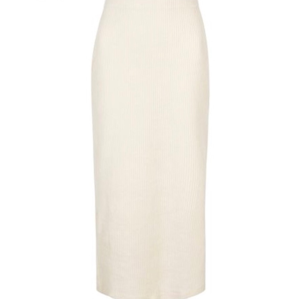 SOLD🎈Free People Skyline Cashmere Midi Skirt - Picture 2 of 7